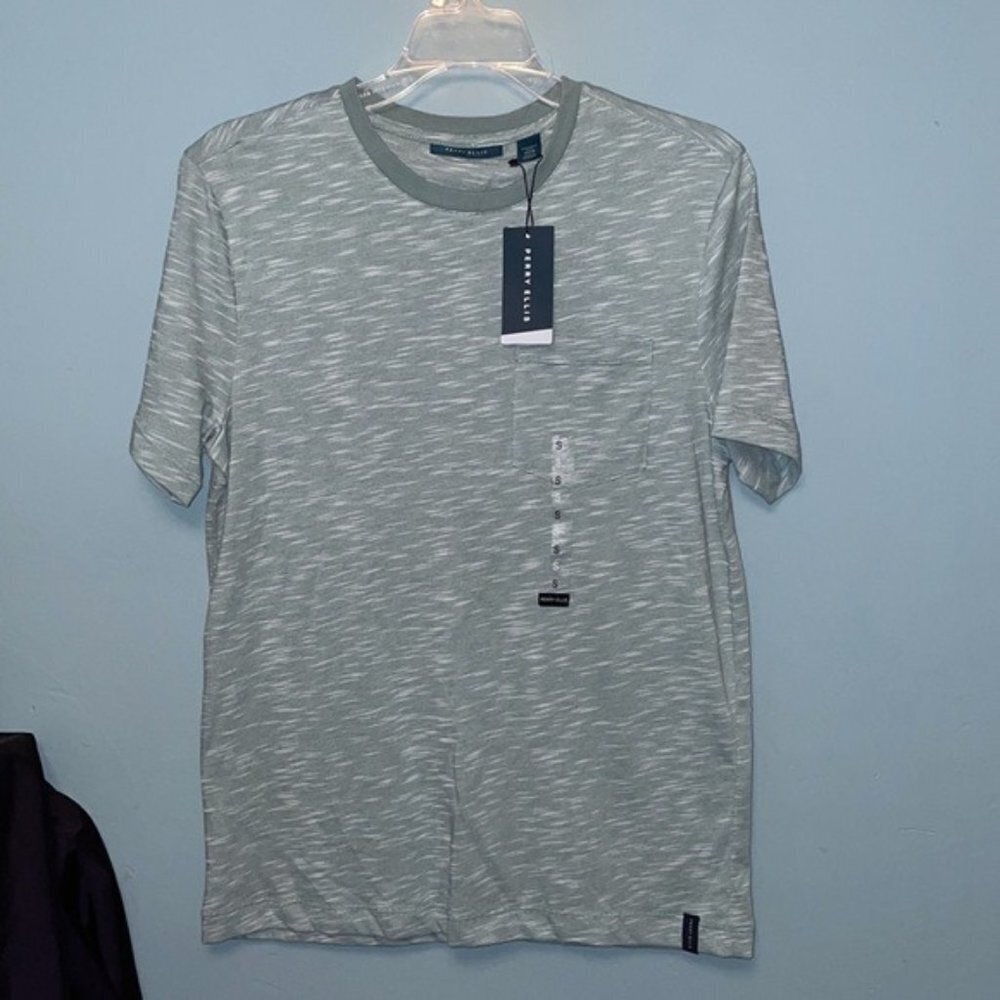 Perry Ellis Pocket Front T-Shirt Size Small